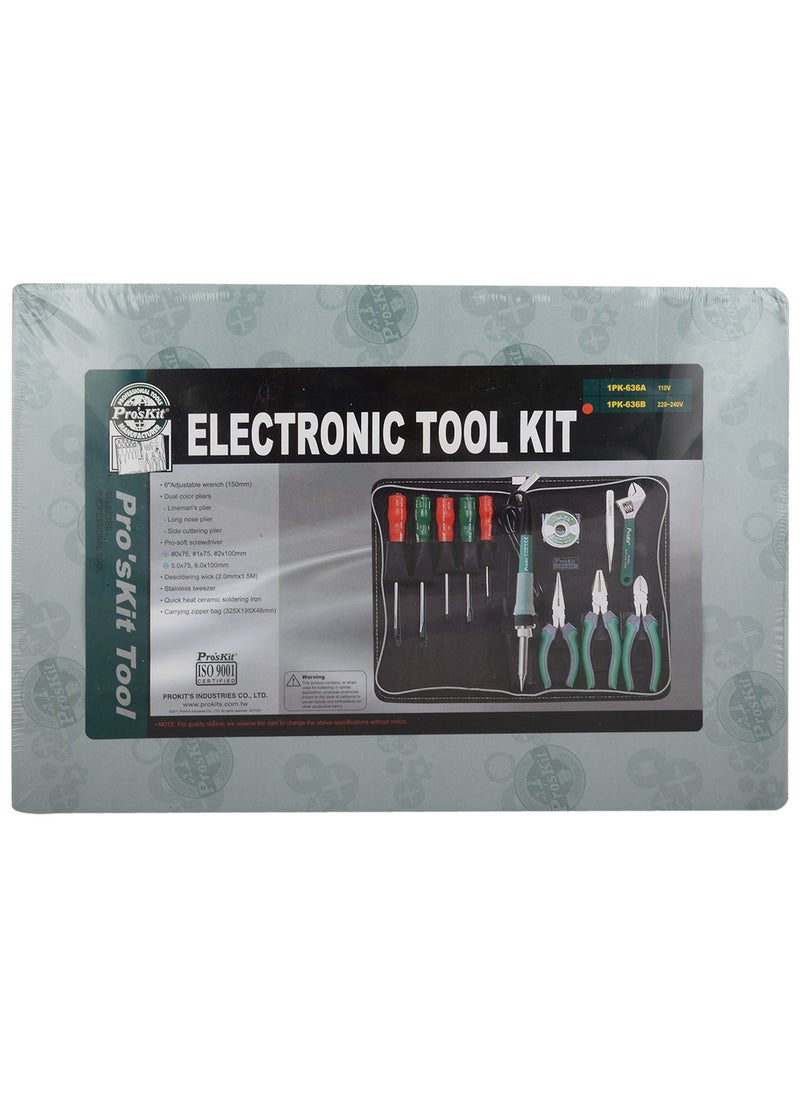 Pro'skit Proskit 1PK-636B , Electrical Tool Kit 220V/Metric (Pack of 1) 
