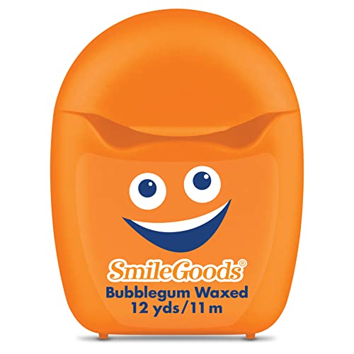 Practicon SmileGoods Cuties Bubblegum Waxed 12 Yard Dental Floss, Mini Sample Size Floss for Giveaways, Travel, Kids, Adults, Patients, Assorted Bright Colors with Display Canister, Bulk 72 Pack - Image 5