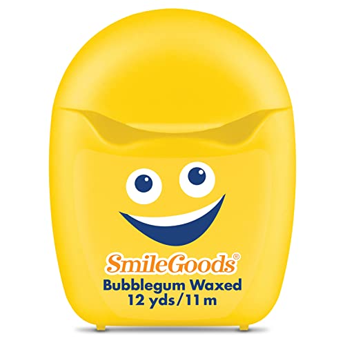 Practicon SmileGoods Cuties Bubblegum Waxed 12 Yard Dental Floss, Mini Sample Size Floss for Giveaways, Travel, Kids, Adults, Patients, Assorted Bright Colors with Display Canister, Bulk 72 Pack - Image 4