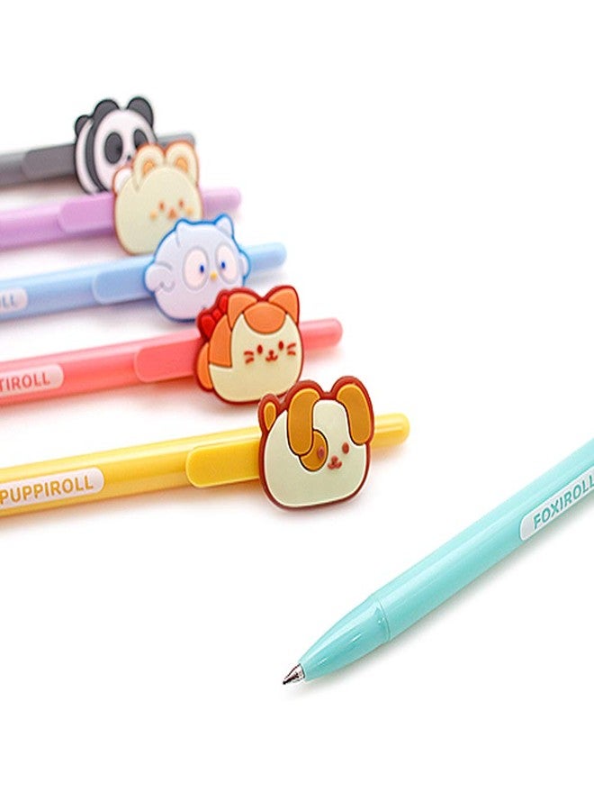 Anirollz Coosy Anirollz School Supply Stationary Character Gel Pen 1PC : 6 Designs (Set of 6) - Image 3