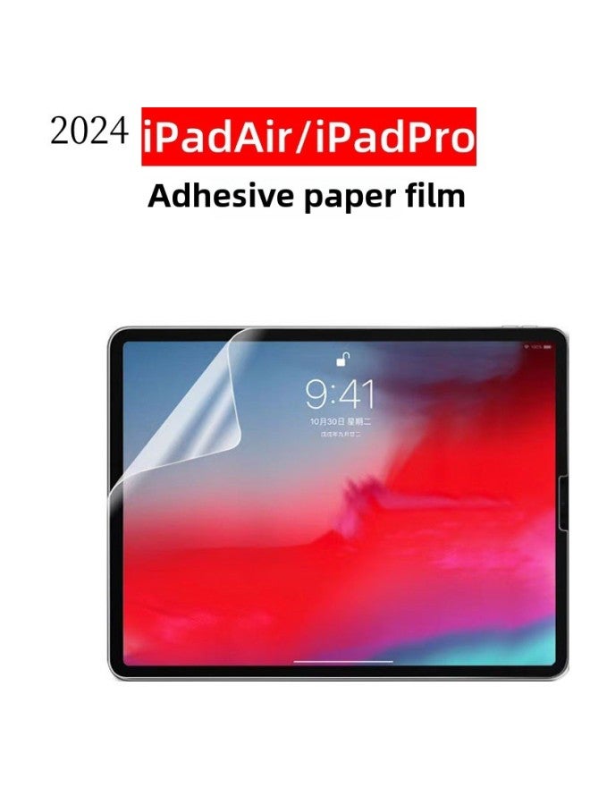 Suitable For Apple IPadAir Flat Frosted Paper Film 2024iPadPro Special Flat Film For Writing And Painting-Color:Adhesive Type Paper Film ]-Dimensions:iPad10 Generation ]  - Image 2