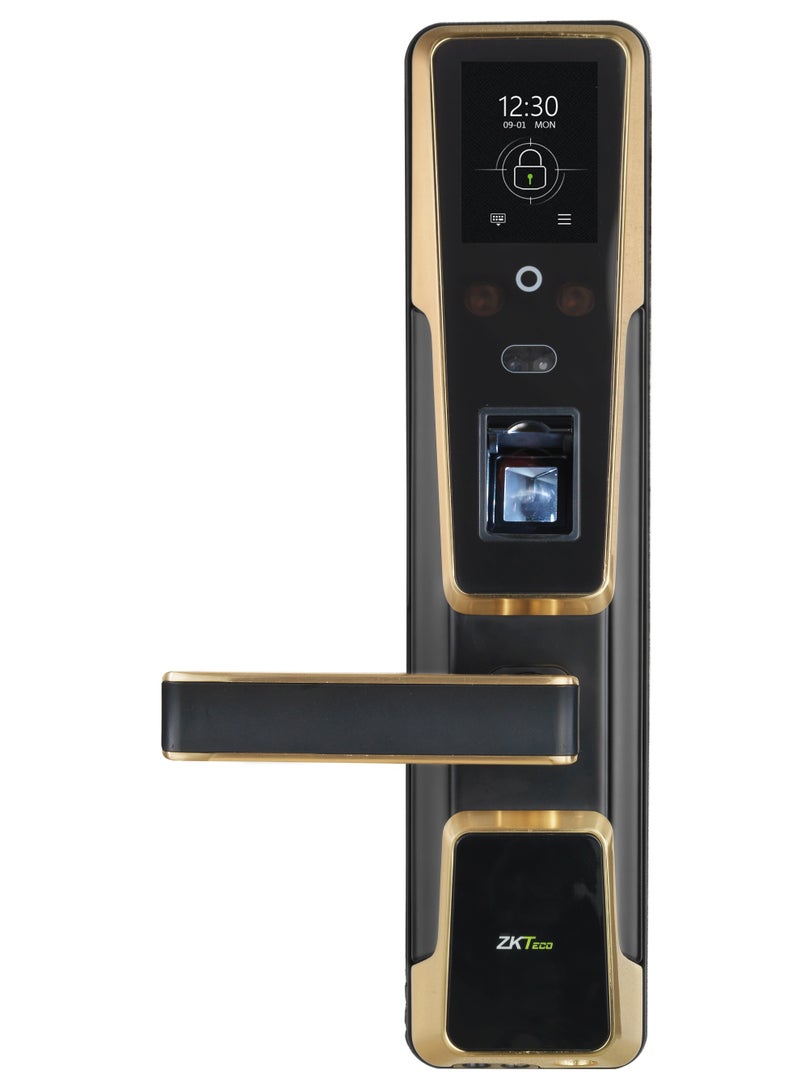 ZKTeco Smart Fingerprint Door Lock, Touchscreen Keypad Deadbolt Lock with Reversible Handle, Key, Code, for Home Bedroom Apartment Hotel Office - Image 1