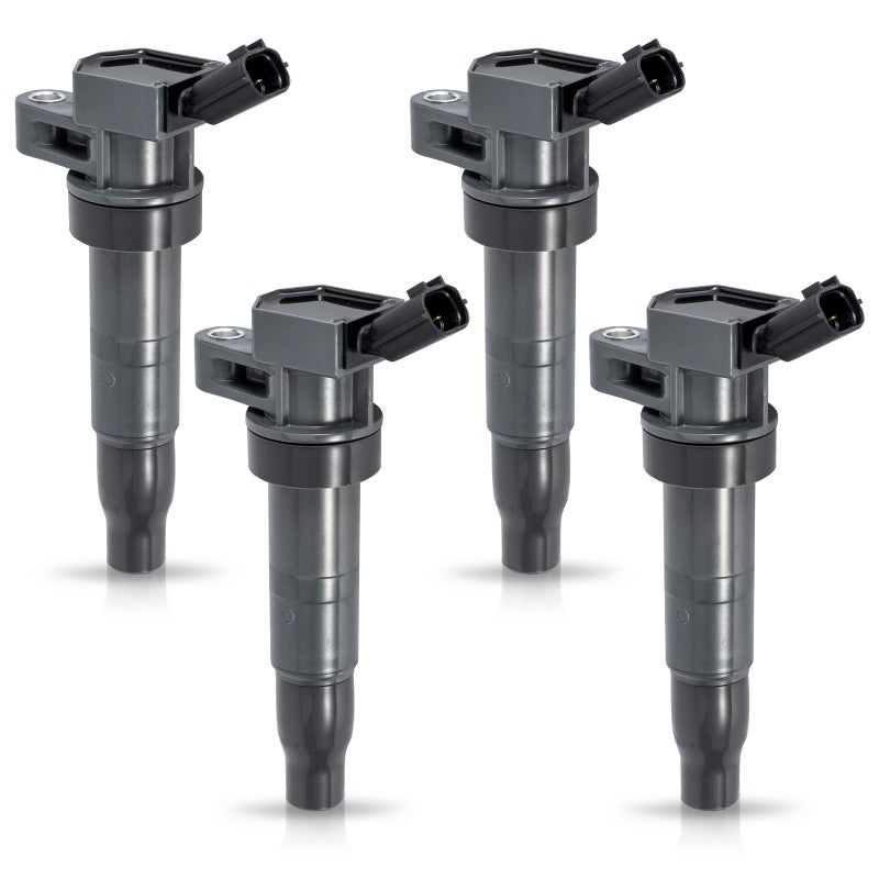 حزمة ملف الإشعال ENA UF611 متوافقة مع هيونداي كيا توسان سانتا في سوناتا سبورتاج فورت سورينتو 2008 2009 2010 2011 2012 2013 2014 2015 2016 20L 24L L4 مجموعة من 4 بدائل لـ GN10568