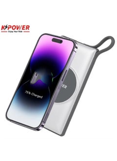 KPOWER 6in1 Station Power Terminal With 10000mAh Power QC Wireless Power Banks/ Rapid Re-Charging Station/Built-In Safeguards/ Charging Base Input  - Image 4
