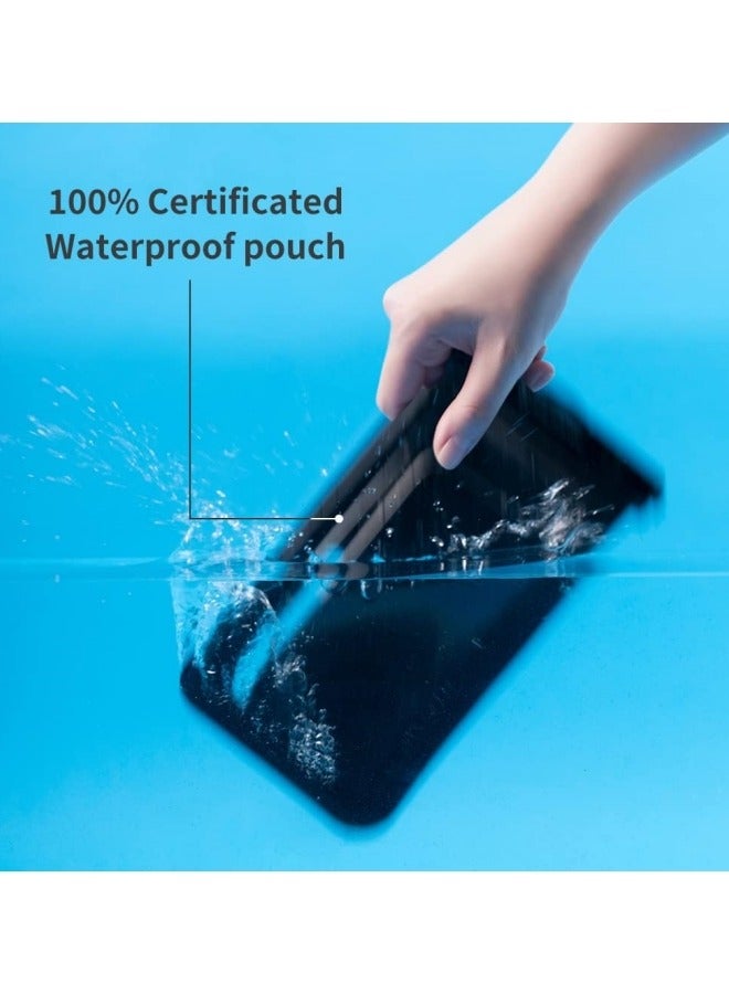 GGEROU Waterproof Phone Pouch Universal IPX8 Waterproof Phone Case with Detachable Lanyard Cellphone Dry Bag for Phone Up to 7.2" Underwater Screen Touchable Travel Beach Essentials,1 Pack - Image 3