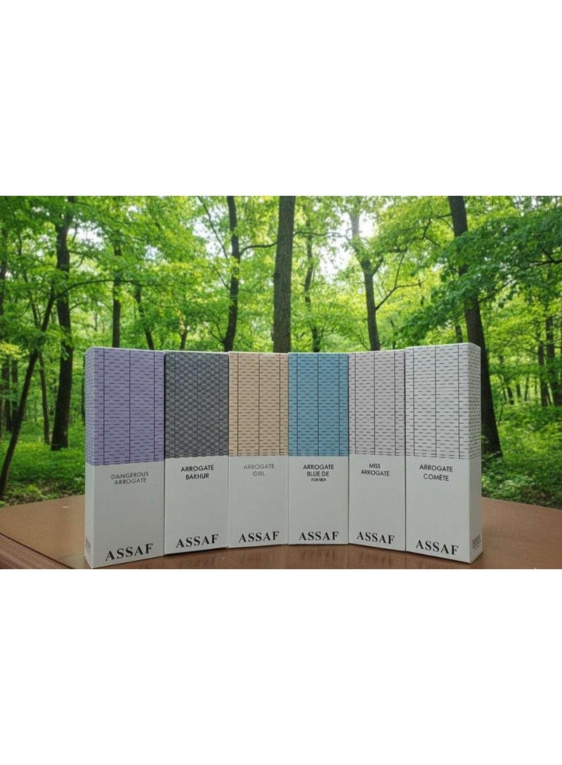 عساف مجموعة عساف الشهيره 6 قطع 200 مل - Image 1