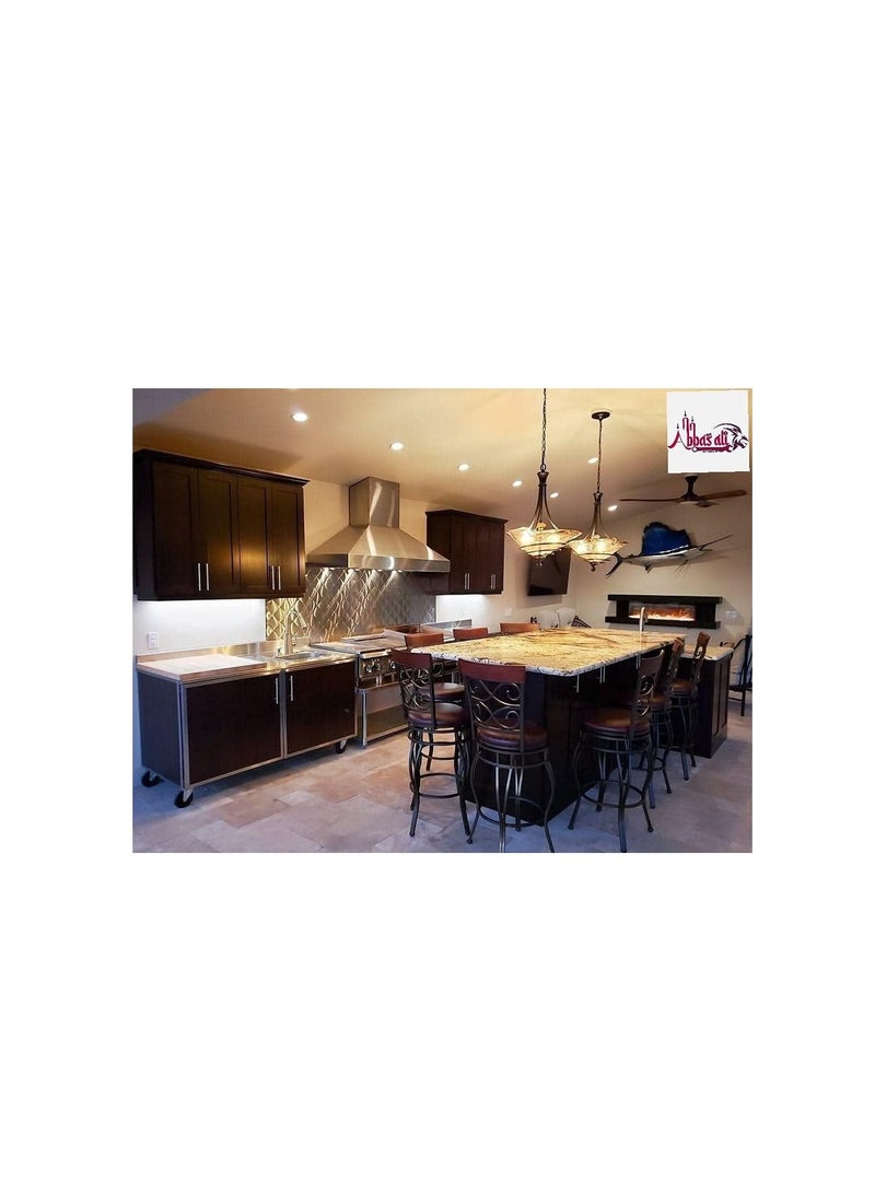 عباسلي مروحة عادم مدمجة دائرية منخفضة الضوضاء لتهوية مطبخ الحمام - Image 3