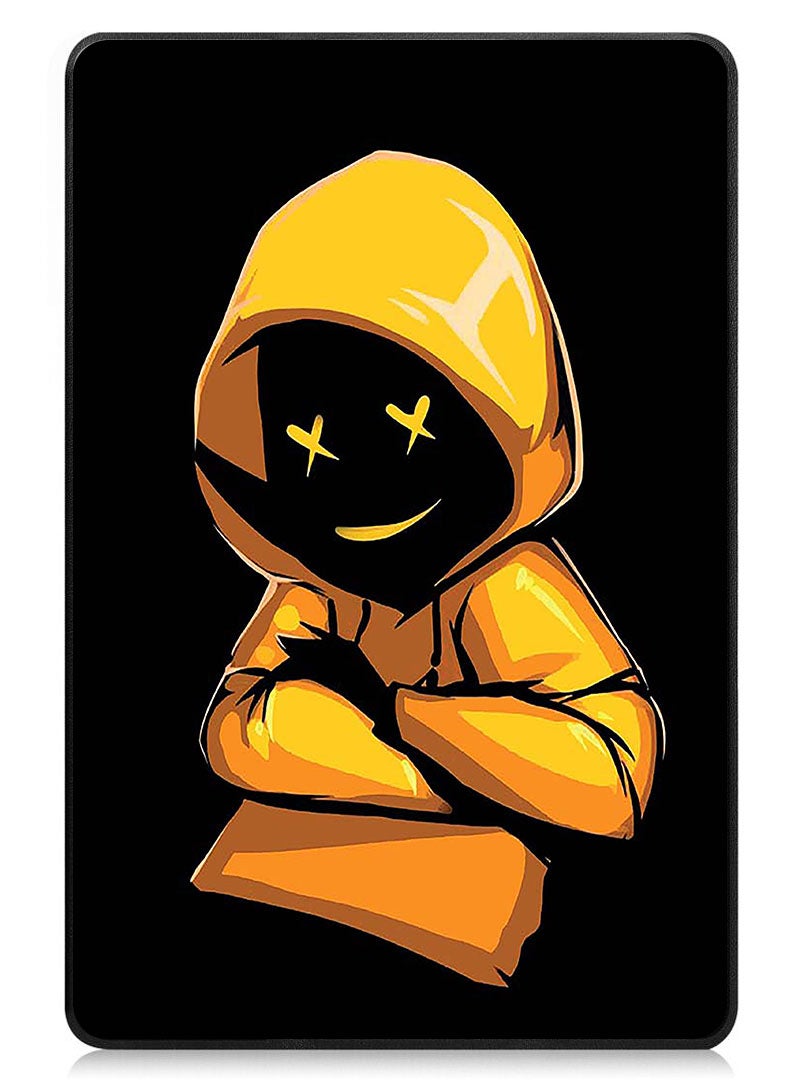 Theodor Protective Flip Case For Apple iPad Pro 13 (2024) With Trifold Stand Auto Wake Sleep Shockproof Cover Evil Reading - Image 1