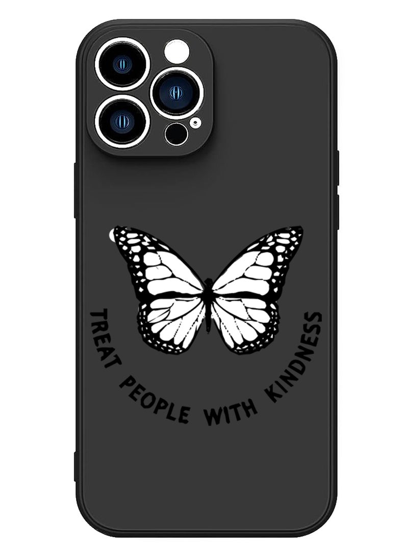 Theodor Protective Slim Fit Case Liquid Silicone Cover with Full Body Protection Anti-Scratch Shockproof Case For iPhone 13 Pro Black  - Trust in the lord with all your heart copy - Image 1