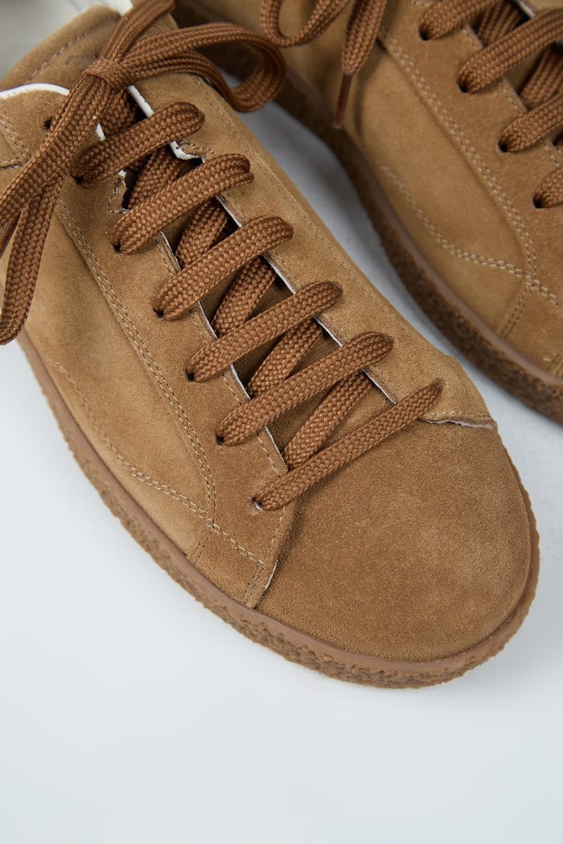Krahe Chazz Men's Genuine Leather Lace-up Sand Sneakers - Image 5