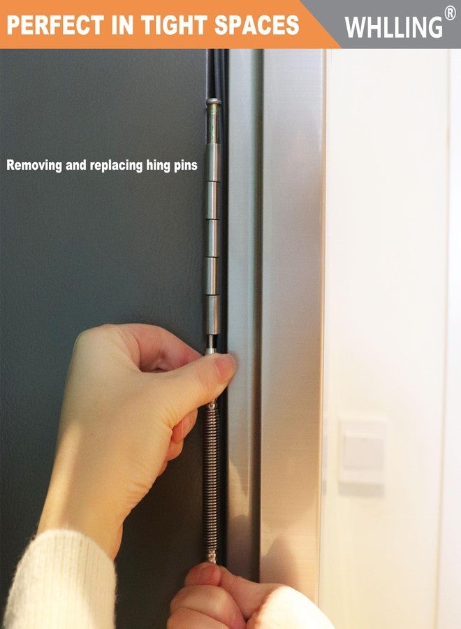 WHLLING Hammerless Door Pin Removal Tool, Spring Driven Door Hinge Pin Remover Tool, 3500 PSI Striking Hinge Pin Tool - Image 5