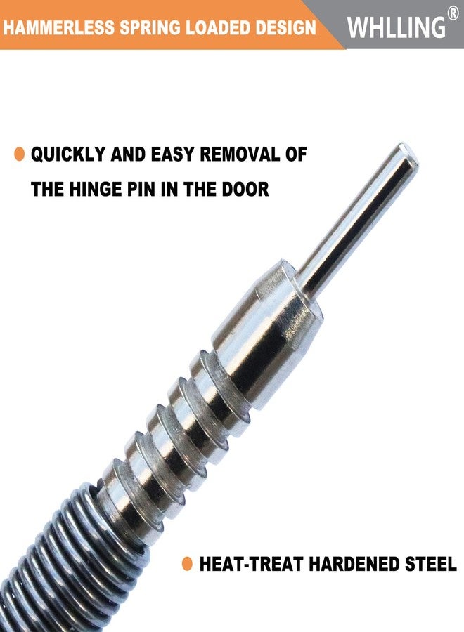 WHLLING Hammerless Door Pin Removal Tool, Spring Driven Door Hinge Pin Remover Tool, 3500 PSI Striking Hinge Pin Tool - Image 3