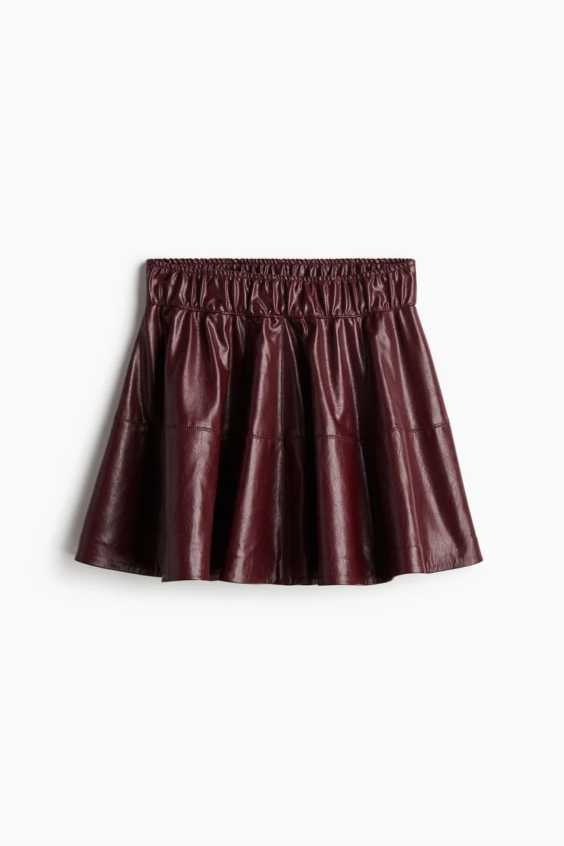 H&M Flared coated skirt