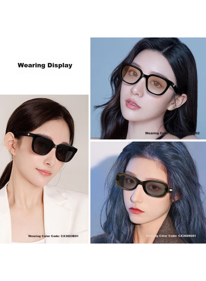 Caxman Retro Cat Eye Gm Sunglasses Unisex Narrow Frame Sun Glasses Uv Protection Driving Face-Lifting Small Eyewear 29B02 - Image 1