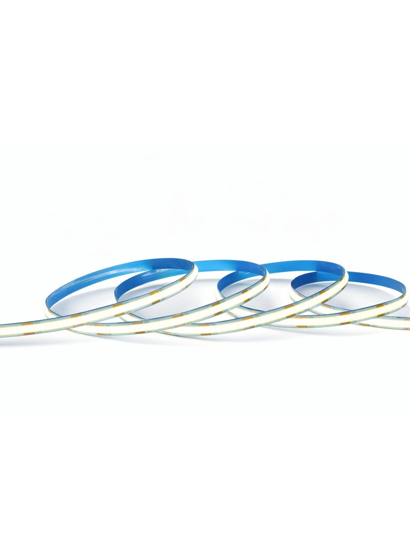 شريط إضاءة LED بتقنية COB، 288 مصباح LED/متر، عرض 8 مم، عالي(شريط إضاءة LED فقط، بدون وحدة تحكم LED) الكثافة ومرن - 12 فولت، لون أبيض - Image 4