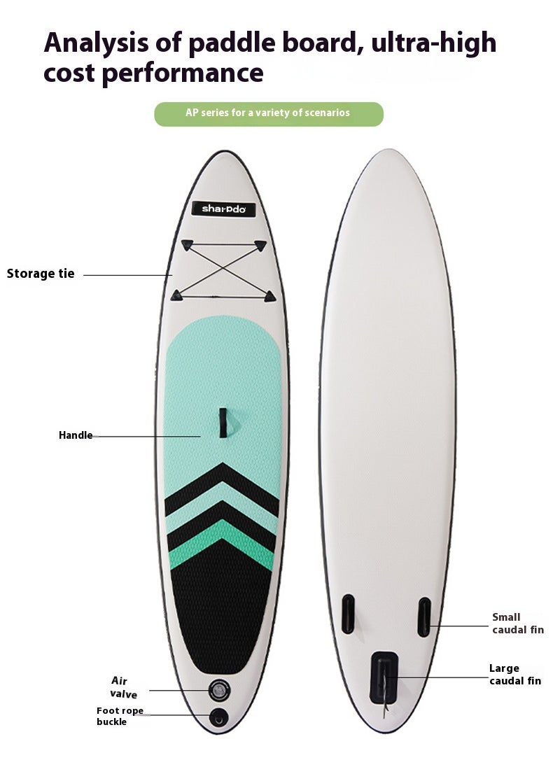 Sharpdo - 3.2m Inflatable Paddle Board Sea Surfing Board All-Round Board - Image 1