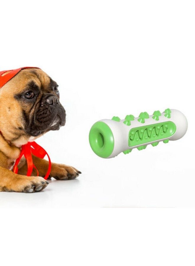 Generic Dog Chewable Puppy Teething Toys Dog Dental Care Toothbrush Sawtooth Shape Dog Teeth Cleaning Toys (Green)  - Image 1