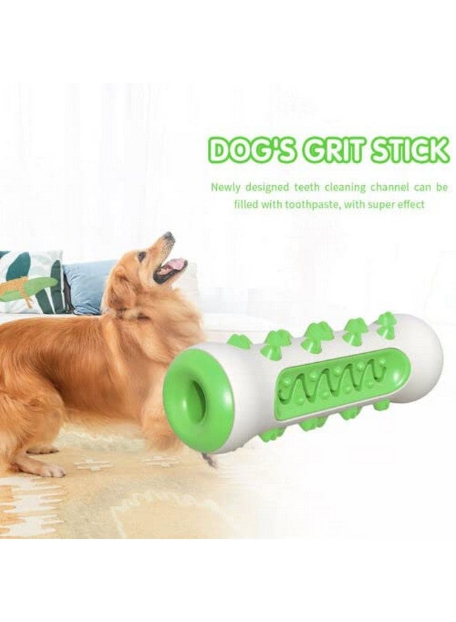 Generic Dog Chewable Puppy Teething Toys Dog Dental Care Toothbrush Sawtooth Shape Dog Teeth Cleaning Toys (Green)  - Image 2
