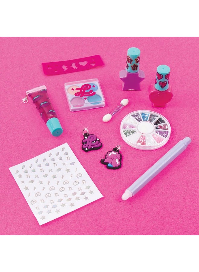 Make It Real That Girl Lay Lay: Slay All Day Cosmetic Expressions - 12 Piece Set, Make It Real, Nickelodeon, Nails-Eyes-Lips-Style!, Beauty & Makeup Kit, Nail Art, Tweens & Girls, Kids Ages 6+  - Image 3