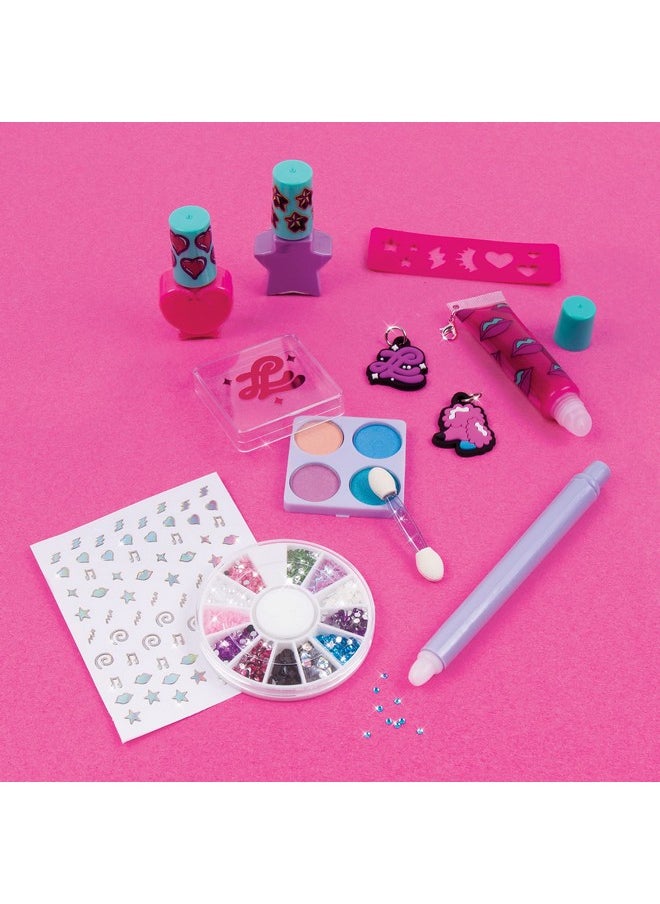 Make It Real That Girl Lay Lay: Slay All Day Cosmetic Expressions - 12 Piece Set, Make It Real, Nickelodeon, Nails-Eyes-Lips-Style!, Beauty & Makeup Kit, Nail Art, Tweens & Girls, Kids Ages 6+  - Image 4