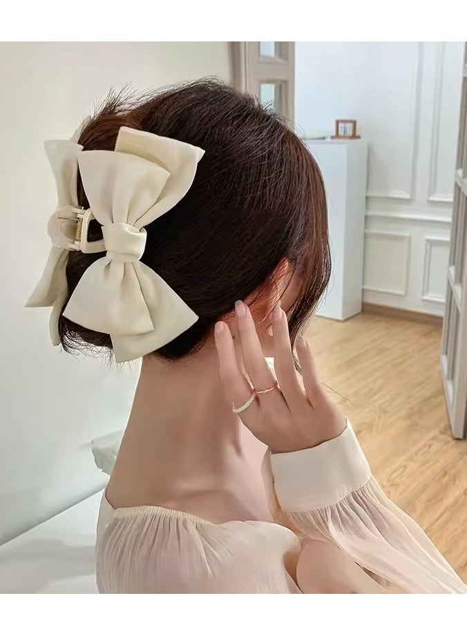 Goolsky Fashion Bowknot Hairpin Version Of Solid Color Butterfly Satin Hair Clips Girls Hair Accessories Headwear - Image 2