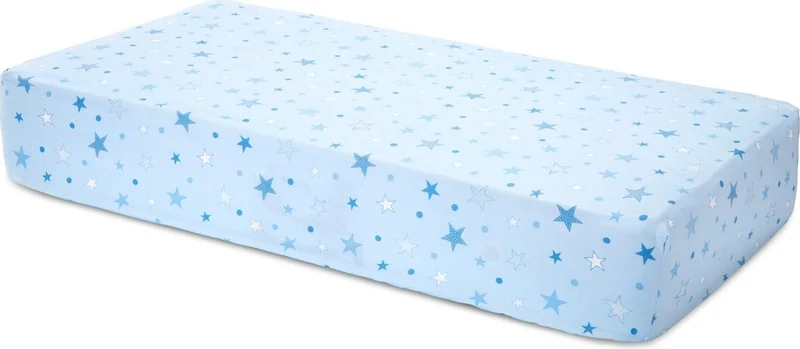 Tiny Plans Elastic Baby Bedsheet Blue