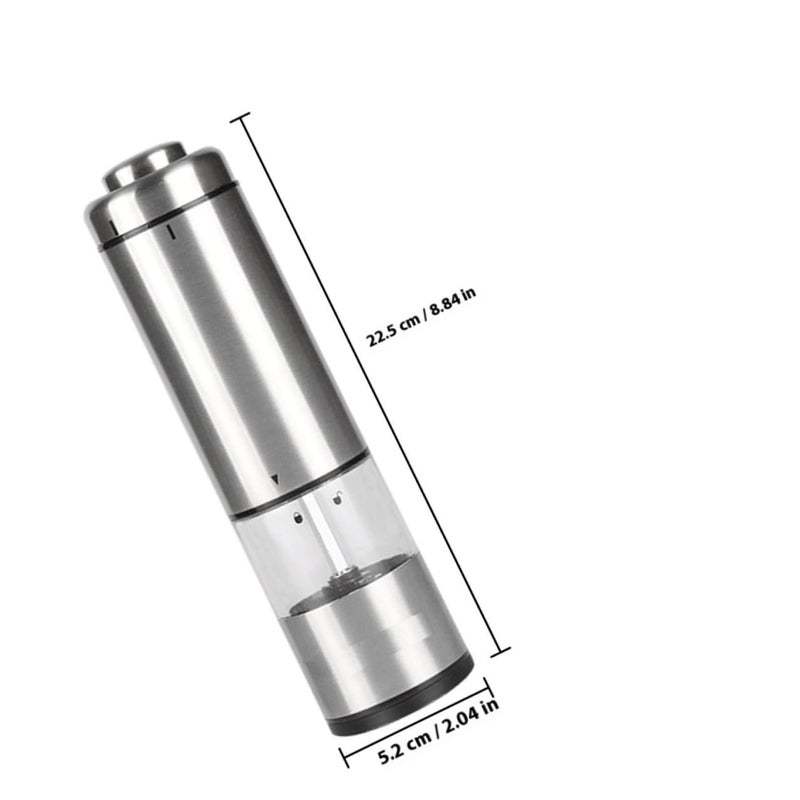Automatic Electric Pepper Grinder Stainless Steel Small Size For Kitchen And Dining - Image 2