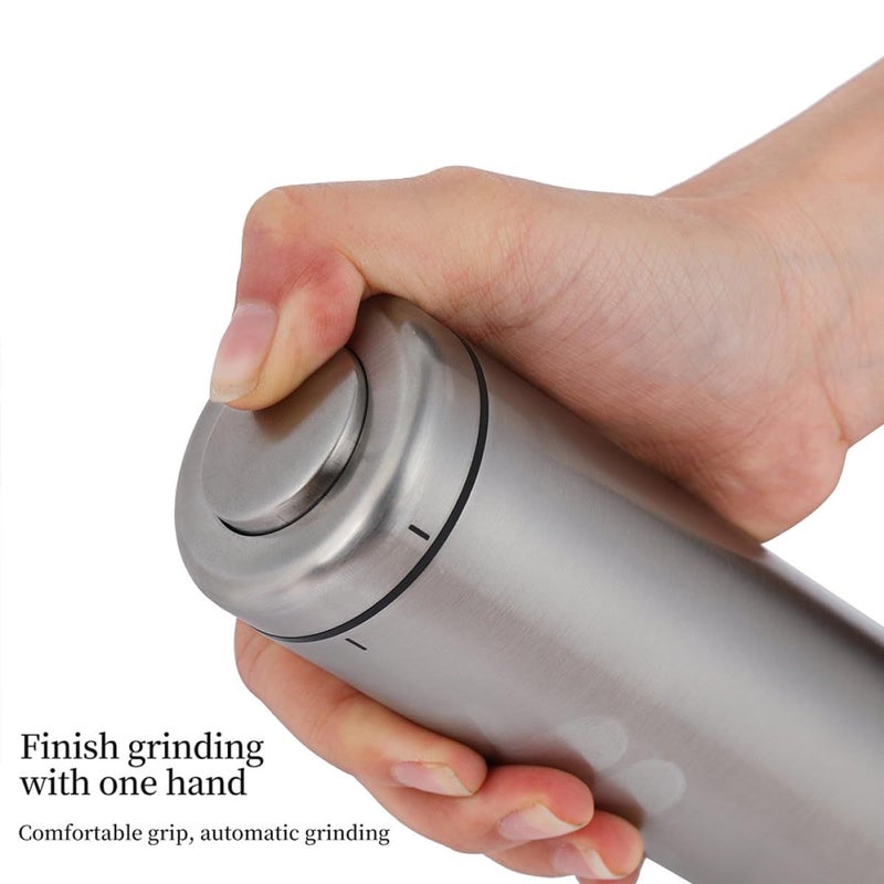 Automatic Electric Pepper Grinder Stainless Steel Small Size For Kitchen And Dining - Image 4