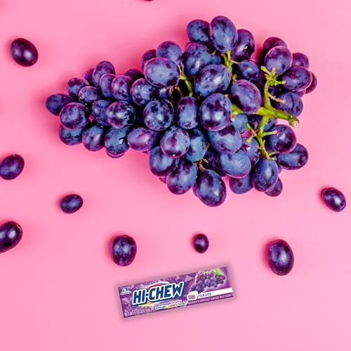 HI-CHEW HICHEW Grape Sticks 15Pack Unique Fun Soft  Chewy Taffy Candy 176oz Each  Made with Immensely Juicy Fruity Flavors - Image 5