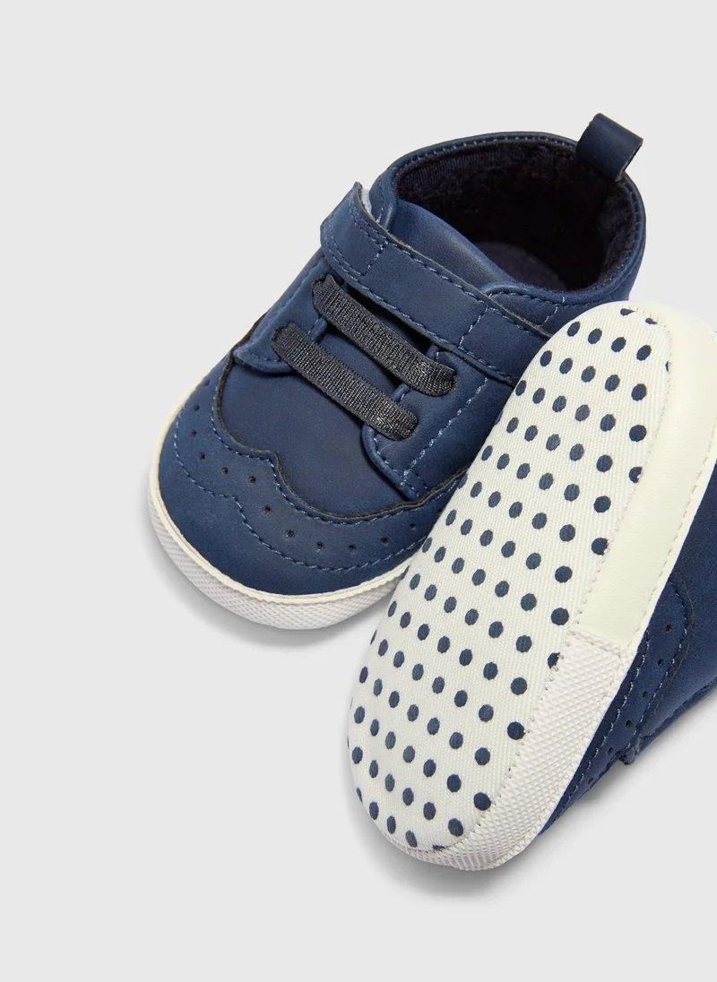 Matalan Baby Navy Brogue Shoes