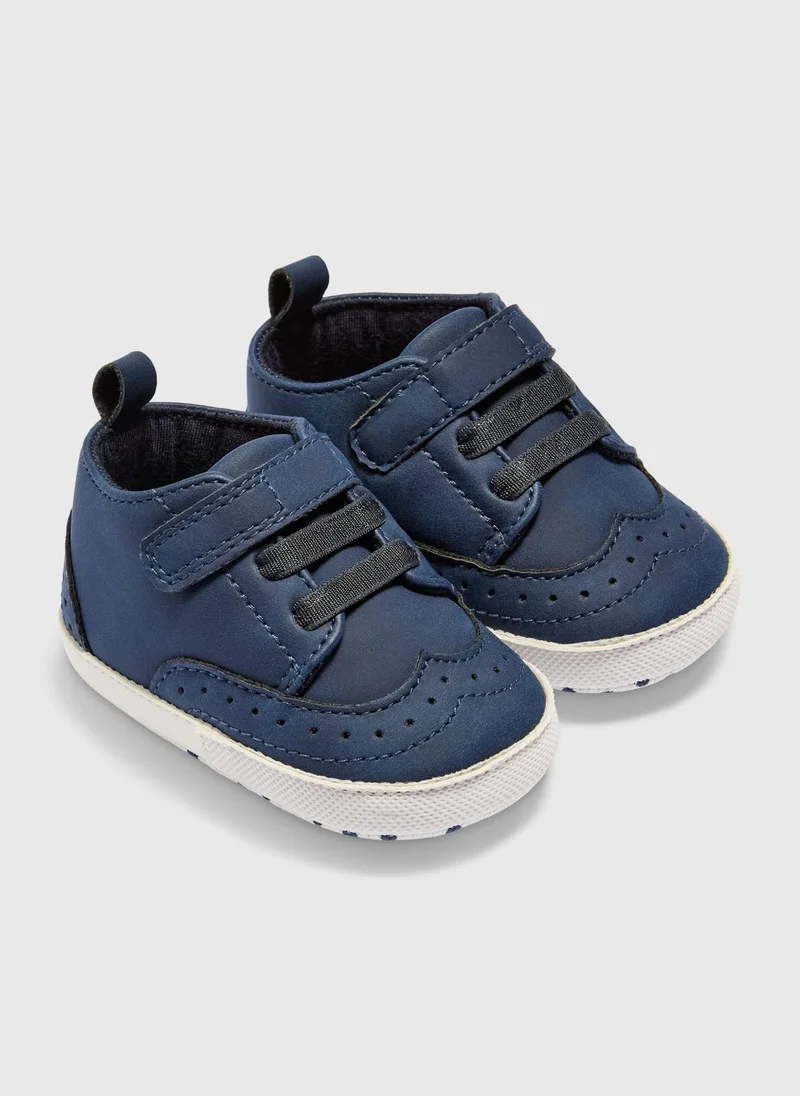 Matalan Baby Navy Brogue Shoes