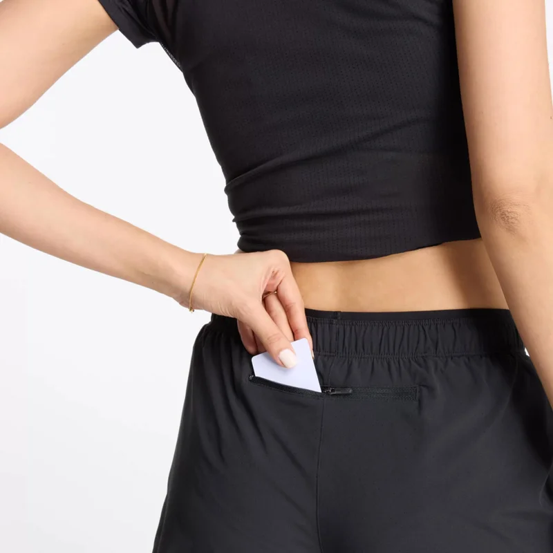 New Balance Black Women's RC Short 5" for Women | Best Price UAE