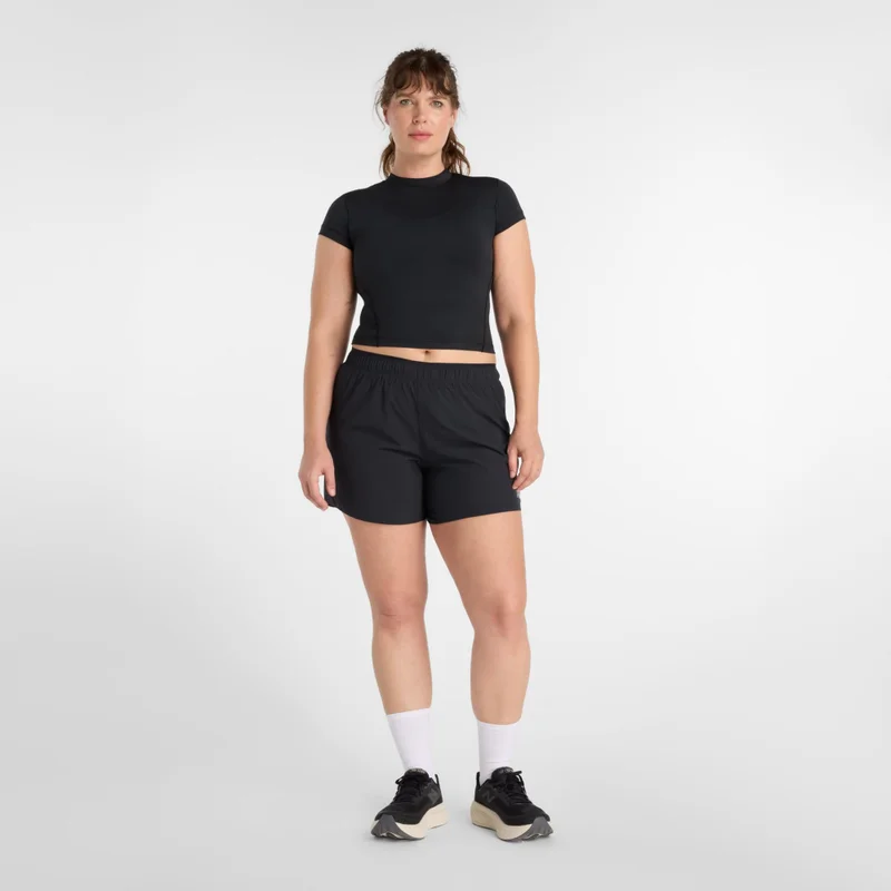 New Balance Black Women's RC Short 5" for Women | Best Price UAE