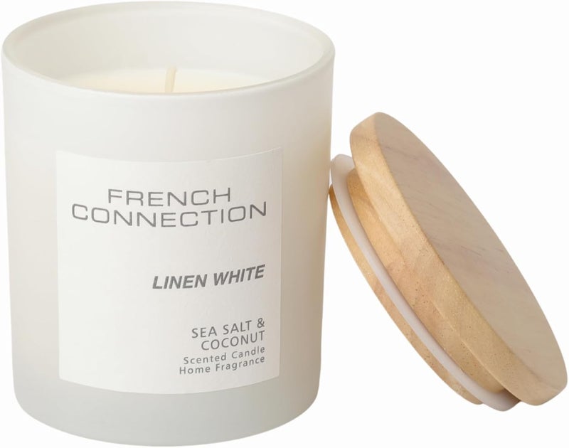 French Connection شمعة معطرة برائحة ملح البحر وجوز الهند من فرينش كونكشن - Image 2