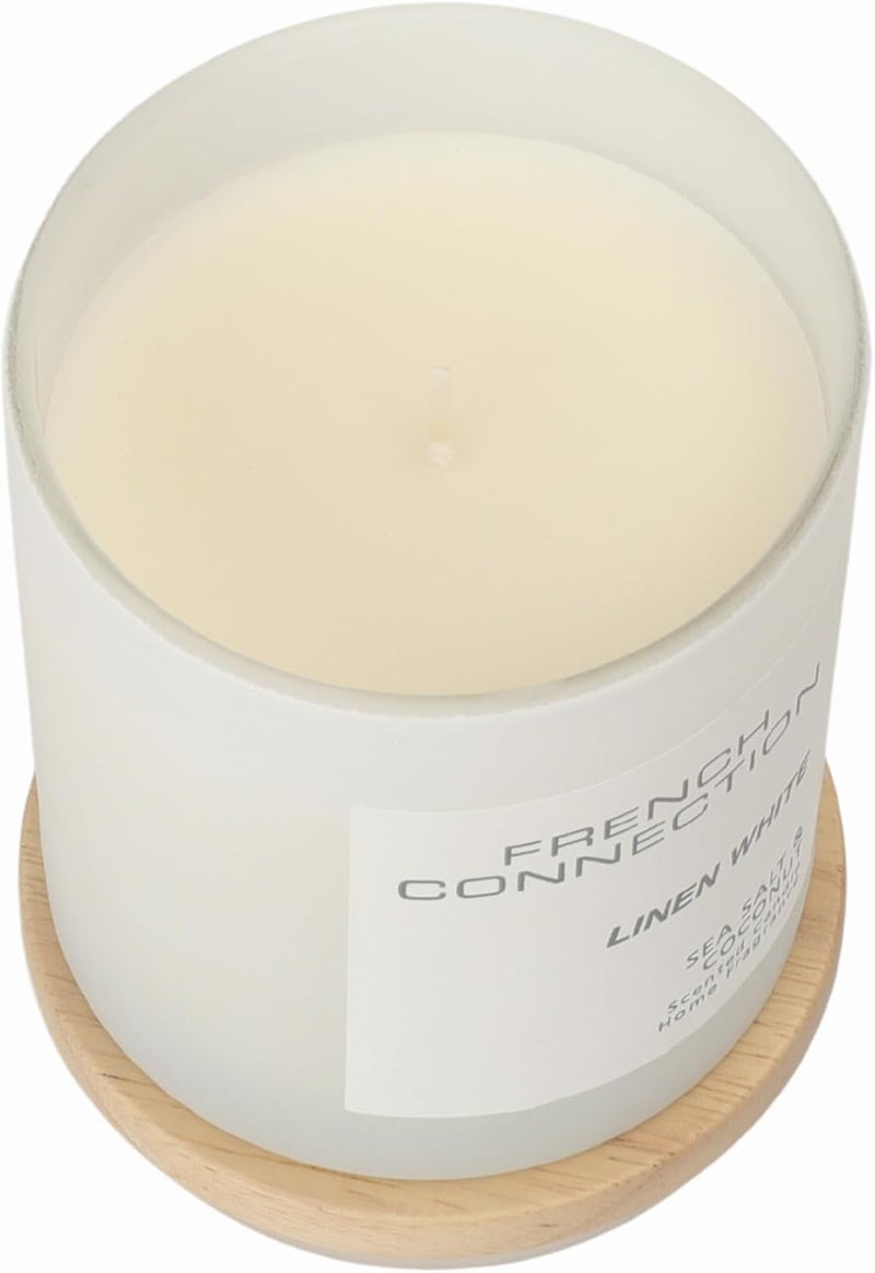 French Connection شمعة معطرة برائحة ملح البحر وجوز الهند من فرينش كونكشن - Image 4