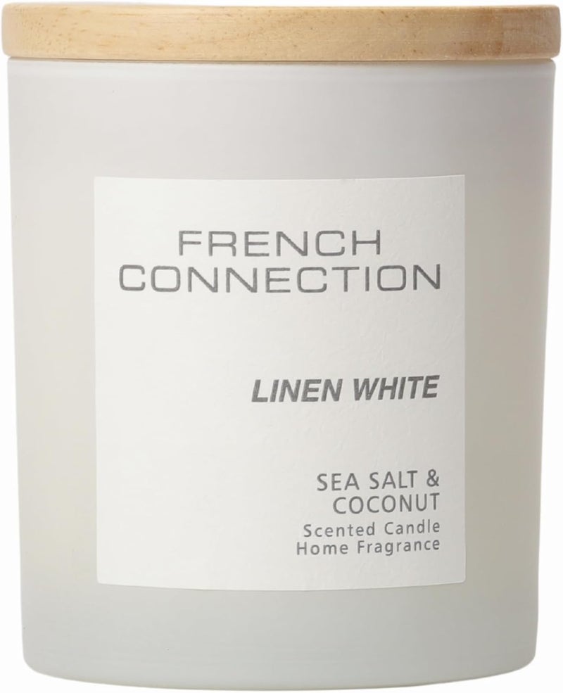 French Connection شمعة معطرة برائحة ملح البحر وجوز الهند من فرينش كونكشن - Image 1