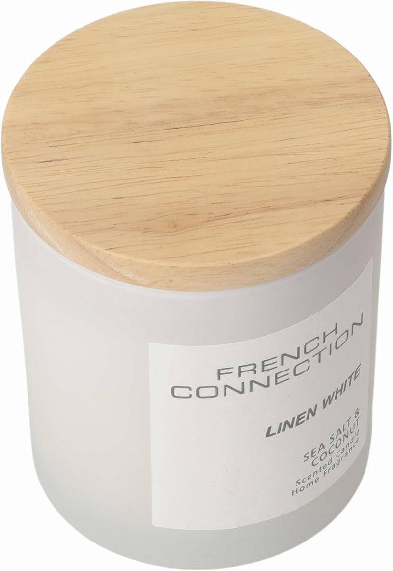 French Connection شمعة معطرة برائحة ملح البحر وجوز الهند من فرينش كونكشن - Image 3
