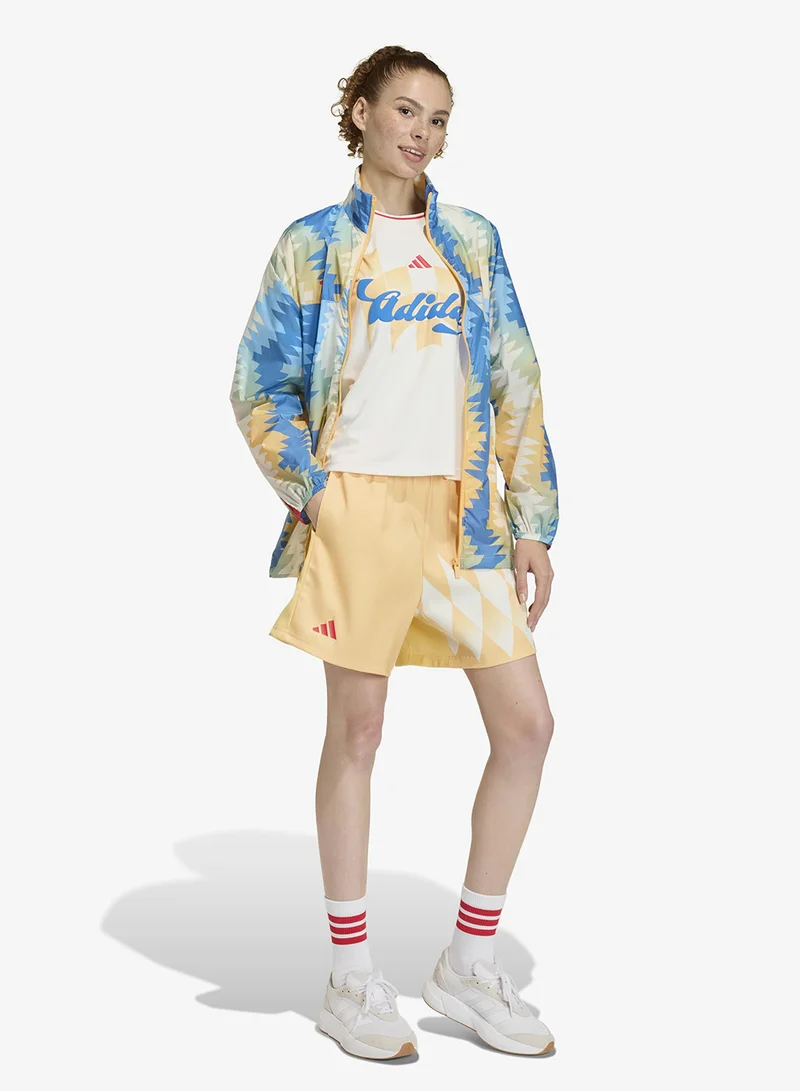 Adidas  House Of Tiro X Common Goal Satin Shorts for Women | Best Price UAE