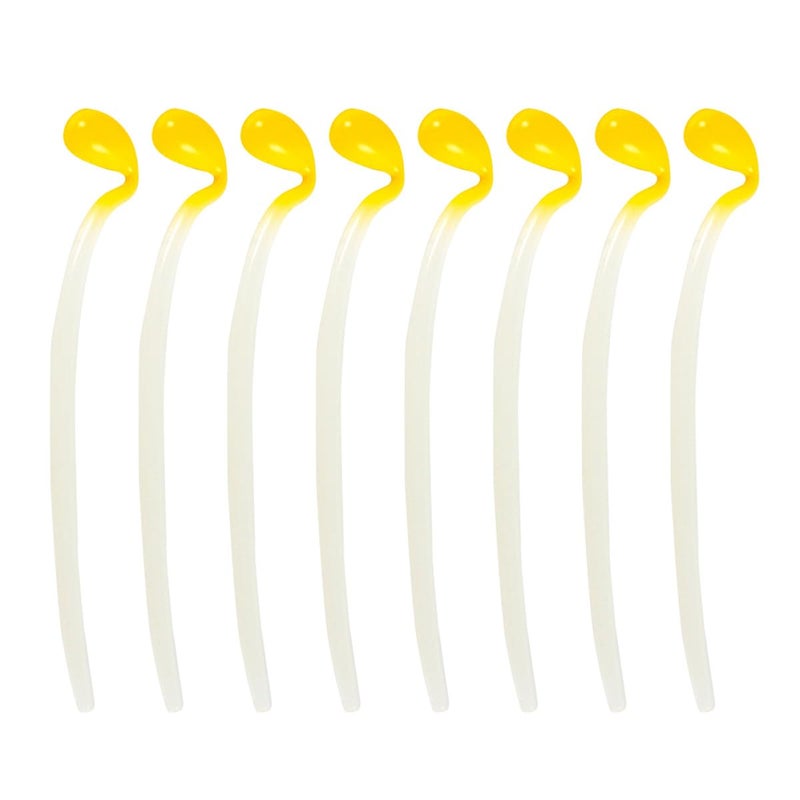 Lifelike Artificial Bean Sprouts PVC Vegetable Models 8 Piece Set Kitchen Decoration - Image 2