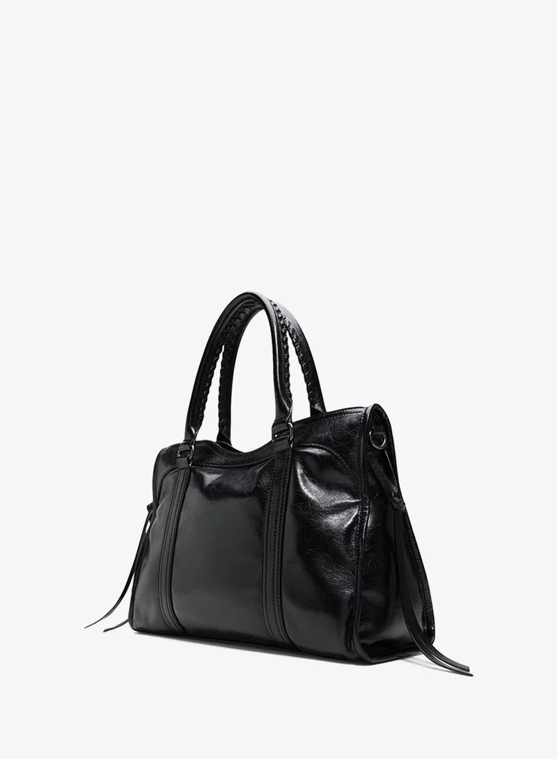 Call it Spring Elliza Ladies Black Satchel Bag
