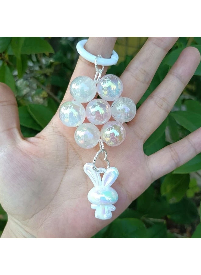 NIBEMINENT Phone Charm/ Chain Strap for Women Girls, Light And Colorful Cell Phone Case Lanyard Wrist Strap