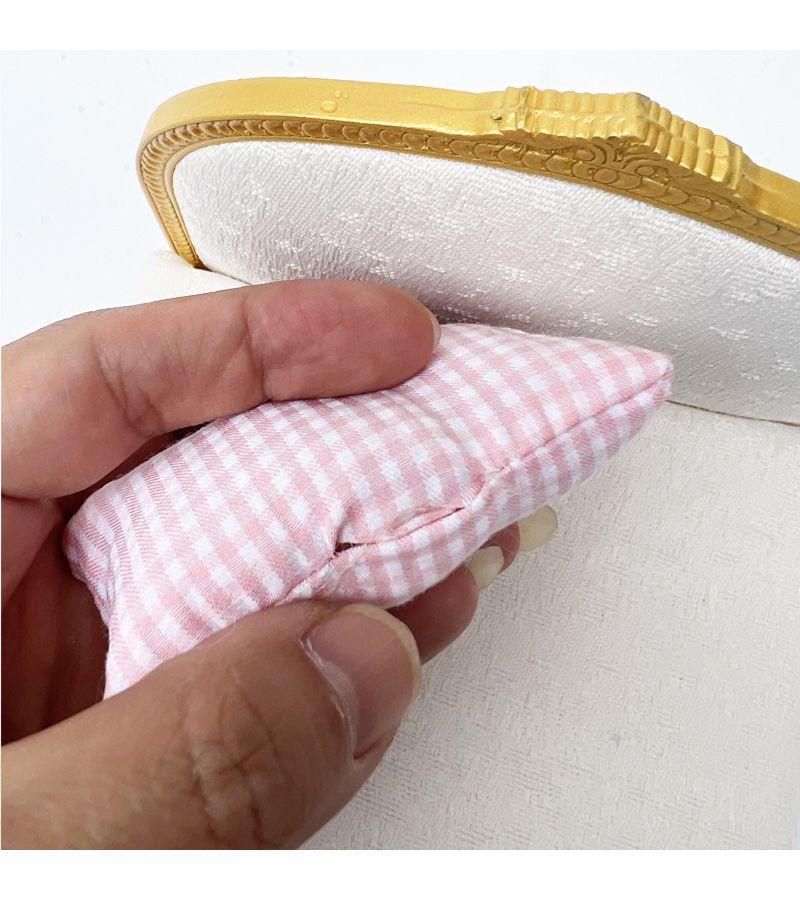 Pink Mini Plaid Pillow Props for Sofa Scene Photography Cushion Set - Image 5