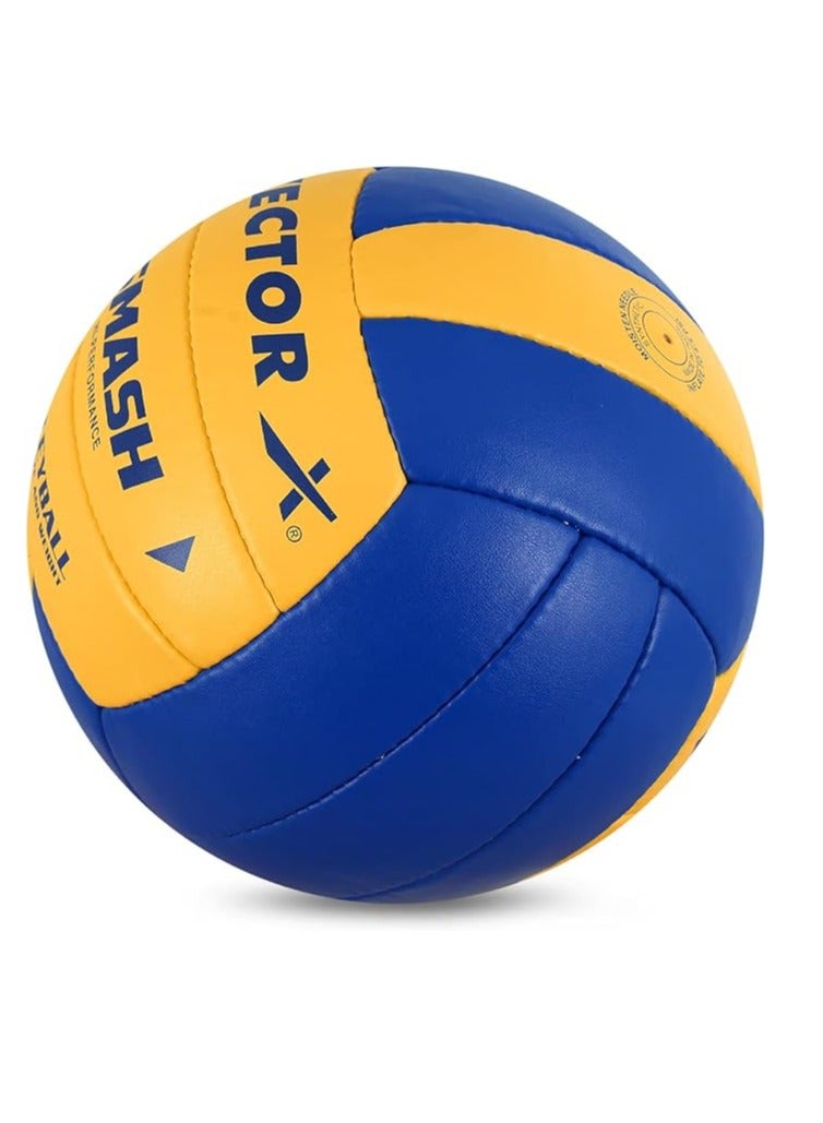 Vector X Soft X Smash Volleyball | Size: 4 | 18 Panels | Material: PU | Bladder Latex | Hand Stitched | Indoor Outdoor Sports | for Beginner, Trainers | Anti Slip Surface - Image 3