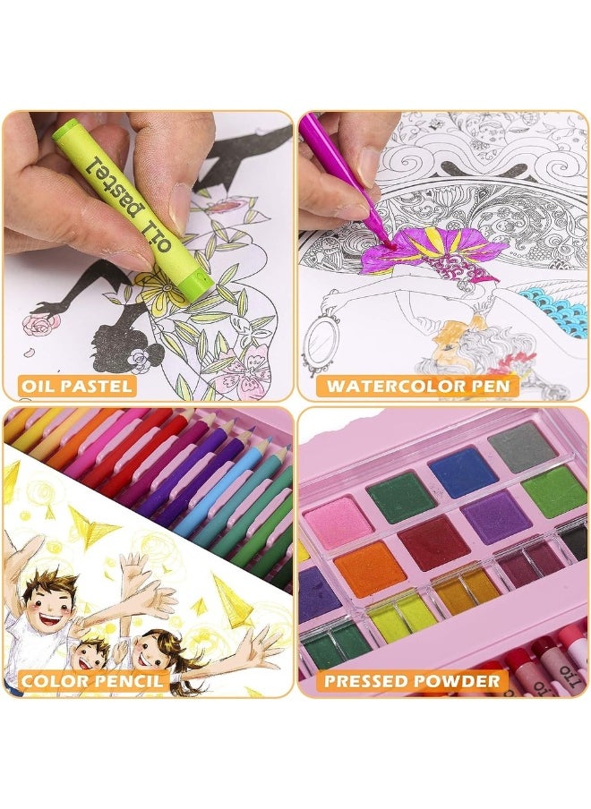 Super Mega Art Set 208 Pieces - Pink - MG-2