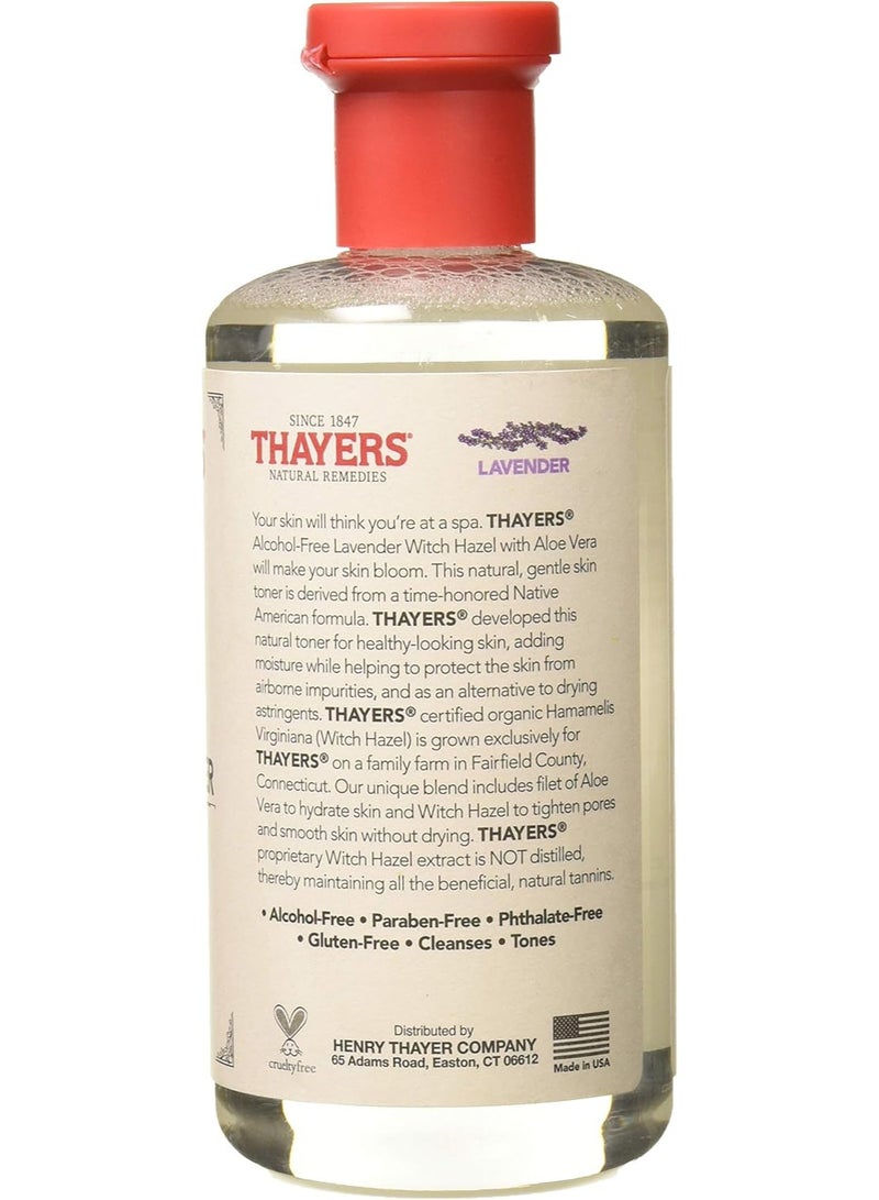 ثايرس علاجات ثايرز الطبيعية - بندق الساحرة والخزامى - خالٍ من الكحول، 12 أونصة سائلة (355 مل) - Image 3