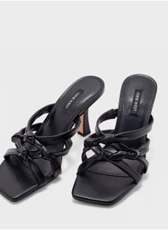 NINE WEST Multi Strap Mid Heel Sandals  - Image 4