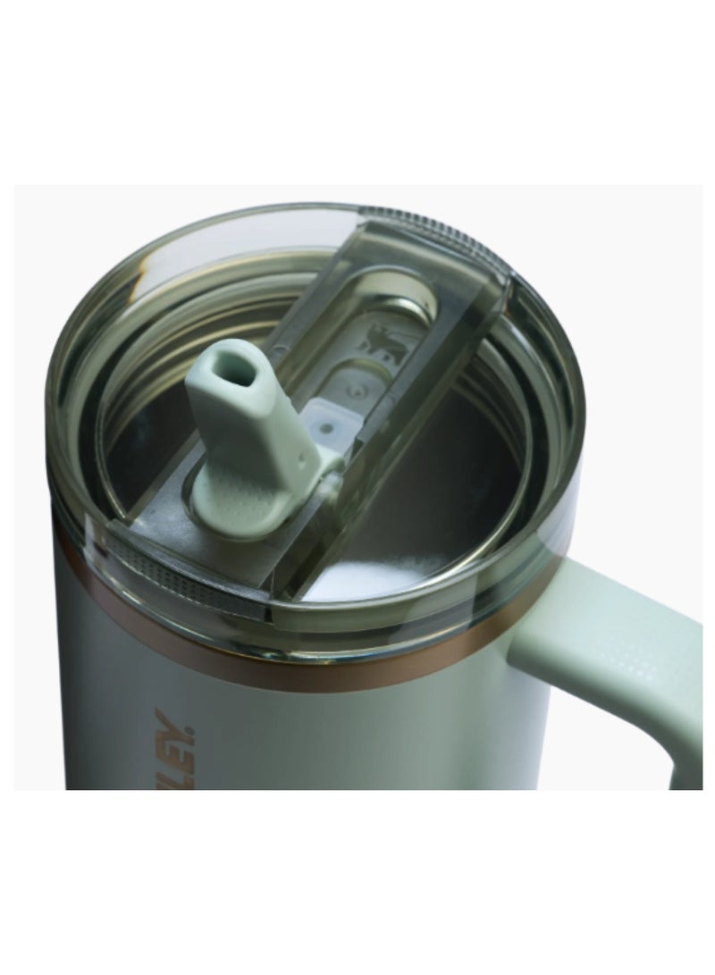 Stanley Quencher ProTour Flip Straw Tumbler with Leakproof  Lid 40 OZ, Double-wall Vacuum Insulation, Built-In Straw, Cupholder Compatible for Car, Travel, BPA-Free - Image 4