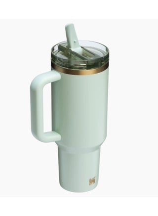 Stanley Quencher ProTour Flip Straw Tumbler with Leakproof  Lid 40 OZ, Double-wall Vacuum Insulation, Built-In Straw, Cupholder Compatible for Car, Travel, BPA-Free - view 3