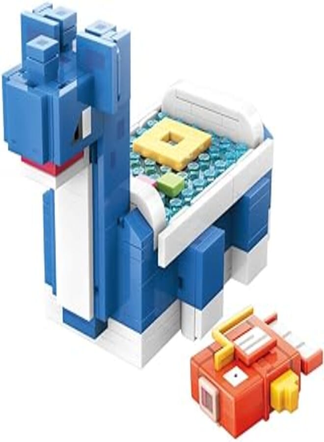 Qman Qman 73014-3 Pokemon Quest-Play Series Lapras Pool Building Block Toys 