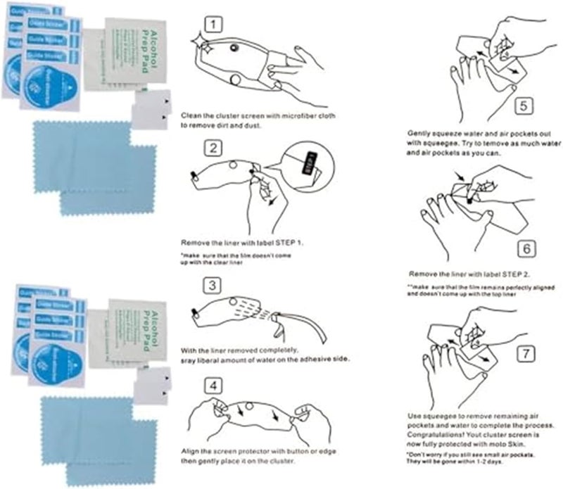 DEMULAX Motorcycle Dashboard Screen Protector - Image 4
